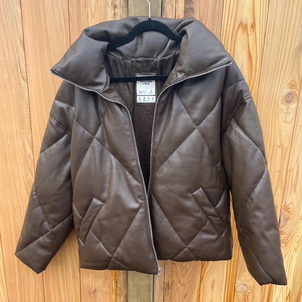 Abercrombie & Fitch Vegan leather jacket